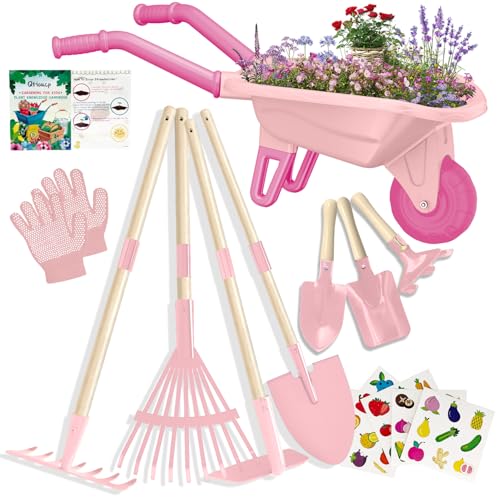 Qtioucp Kids Gardening Tools Outdoor Toys Set...