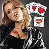Bride of Chucky Heart (3-pack) Plus Tiffany Heart | Halloween Costume Tattoo Kit | Skin Safe | MADE IN THE USA…