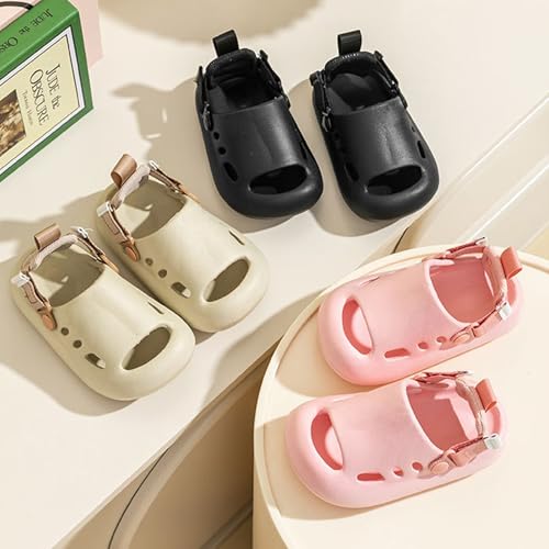 Image of Kids Sandals Boys Girls Slides Summer Water Indoor Outdoor Shower Beach Pool Shoes with Backstrap