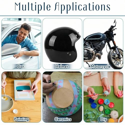 Image of Nezyo 6 Pcs Vinyl Pinstripe Tape Auto,Dark Blue,1 /16,1 /8, 1 /4 Inch