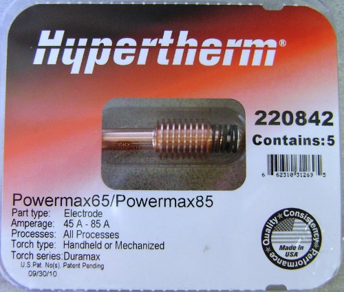 Hypertherm Powermax 85 Electrodes 220842 by Hypertherm