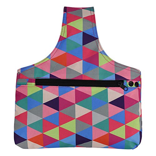 Katech Knitting Tote Bag Lightweight Travel Knitting Yarn Storage Bag Organizer Empty Portable Knit Wrist Bag for Holding Yarn, Crochet Hooks, Crochet Needles, Knitting and Crochet Supplies