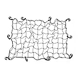 ルーフキャリア ネット ゴムネット 荷崩れ防止 荷物固定 車用 キャンプ カーゴネット 車中泊 ラゲッジネット 120cm×約90cm roofnet