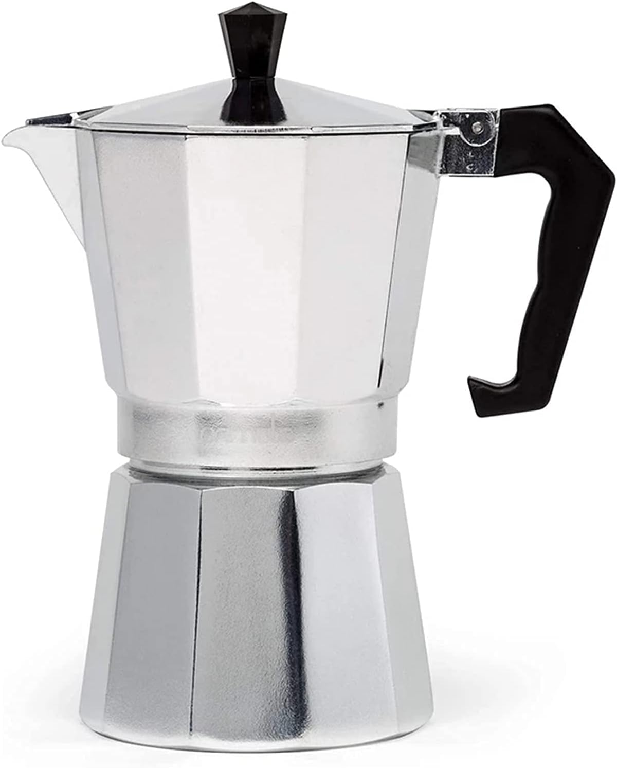 Mocha Pot Aluminum Coffee Machine Durable and Practical Mocha Coffee Maker Coffee Machine Stovetop Coffee Makers (Color : Stainless Steel, Size : 150ml) (Stainless Steel 150ml)