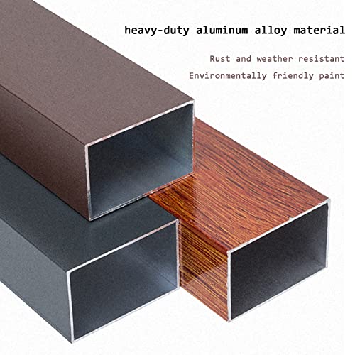 Horv Air Conditioner Fence Screen, Air Conditioning Covers Outdoor, Trash Enclosure, Aluminum Air Conditioning Cover, Privacy Fence, Flower Rack Shutters, Freestanding Louvered Space Divider (Color : #TOP5