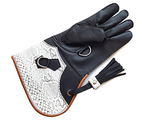 Gants de fauconnerie femme en cuir pour sorties nature et vol