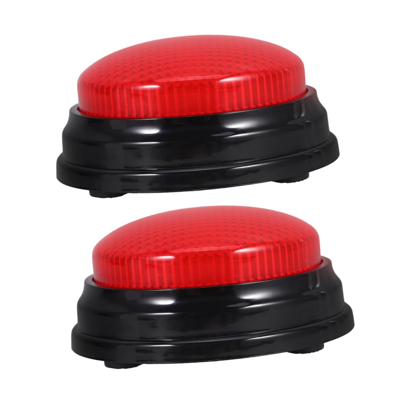 SUPVOX 2Pcs Light Up Sound Button Game for Parties Noise Maker for Birthday Celebrations Trivia Games Family Events Exciting Warning Sound Design