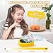 YOSHINE Tic Tac Toe Game, 5-in-1 Electronic Tic Tac Toe Game, Portable Tic Tac Toe Games for Travel, Digital Tic Tac Toe for Children and Adults – Yellow
