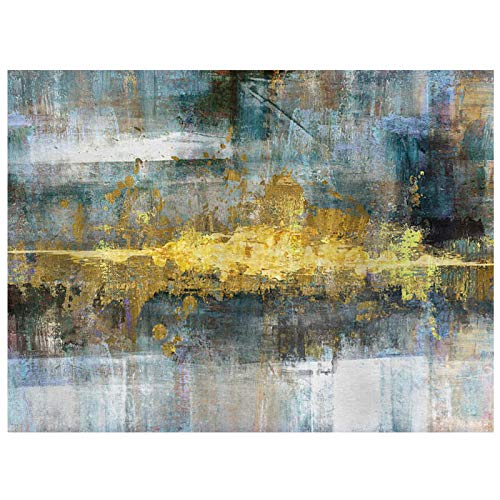 Toile moderne abstraite colorée KEBIA pour réveiller un mur blanc