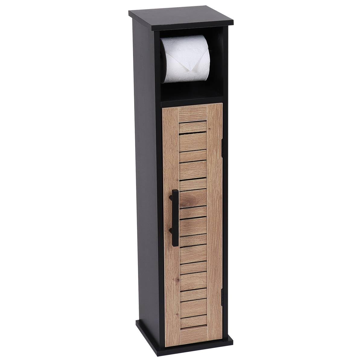 Meuble réserve et dérouleur WC Bergen MDF 1 Porte