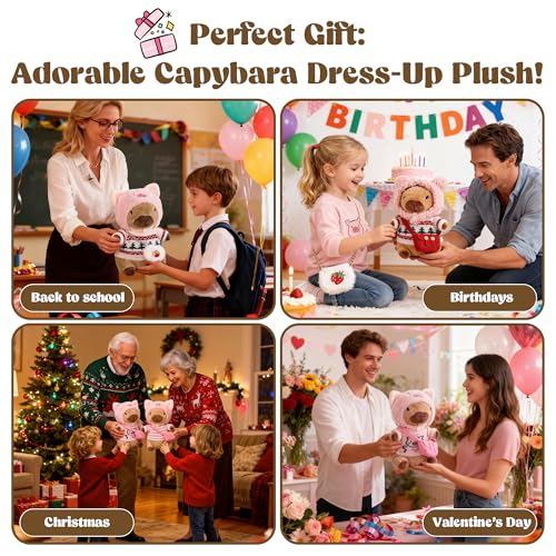 28% Off Capybara Plush with 9 Outfit Pieces - Image 5