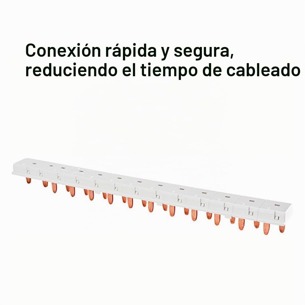 Siemens - Peine horizontal con conexión para interruptor diferencial (40 A y 63 A)