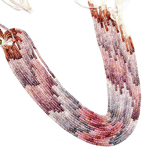 Spinel Multi Naturelle perles de 2mm-3mm en paquet de 5 pour concevoir un cadeau d'anniversaire unique