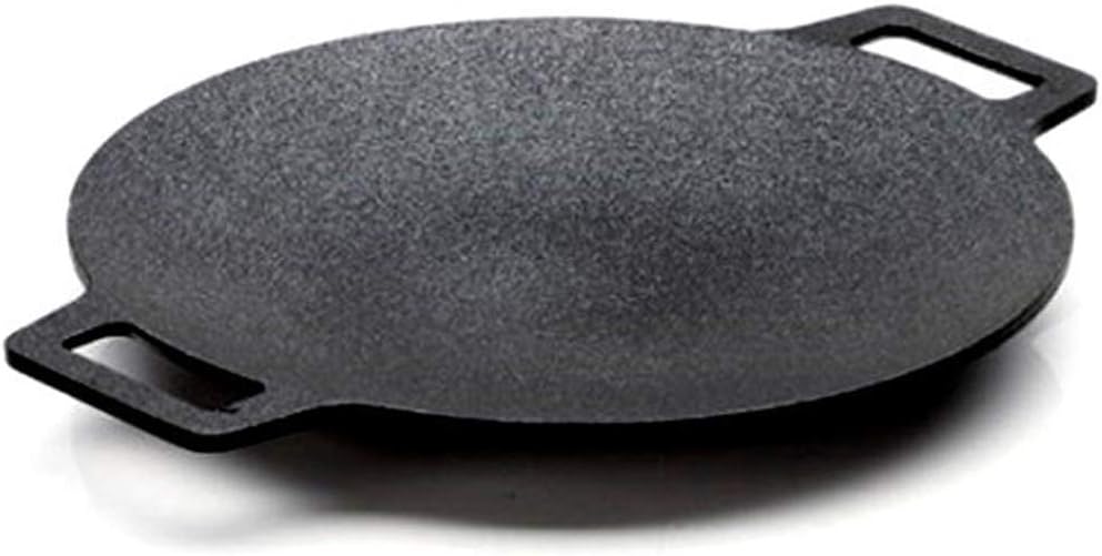 SCSP - Korean BBQ Grill Non-stick Grill/Natural Material 6 Layer Coating/[Made In Korea]Circular size 13 inches[Bag included] Can be used for both home and outdoor stoves. : Home & Kitchen