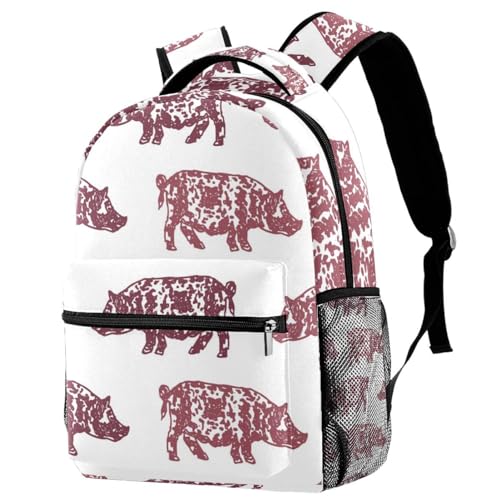 Sac à dos d'école ado fille garçon sac de voyage animaux multicolore