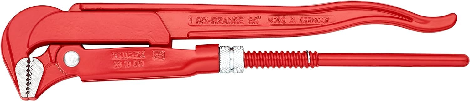 KNIPEX Giratubi con ganasce a 90° rossa, verniciata a polvere 310 mm, 83 10 010