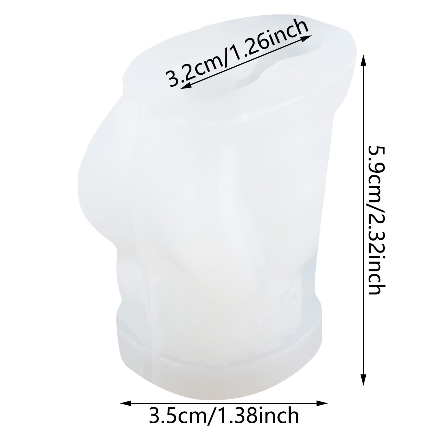 XIAOSHUI 3D Angel Candle Mold Angel Silicone Candle Mold Baby Cupid Angel Silicone Mold for Candle Making Resin Aromatherapy Gypsum Wax Clay Craft