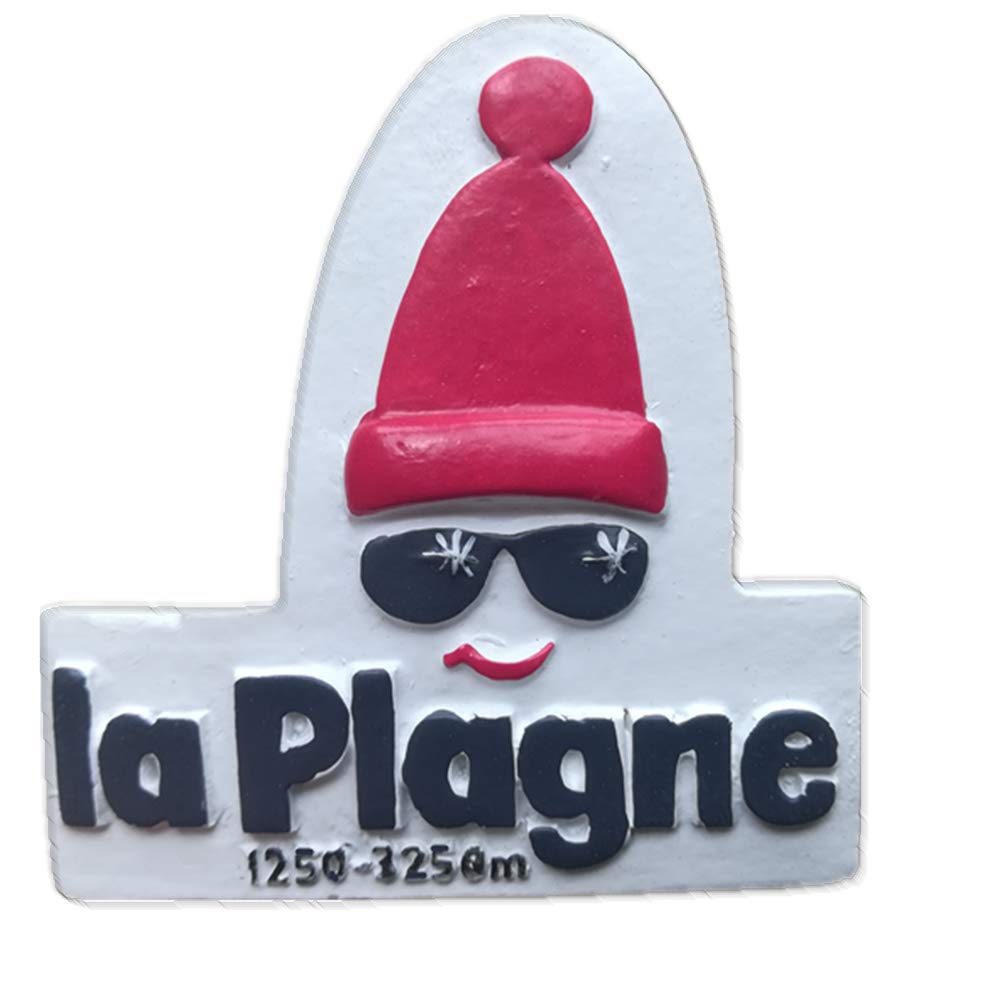 3D Ski resort La Plagne France Fridge Magnet,Home & Kitchen Decoration La Plagne France refrigerator magnet travel souvenir gift