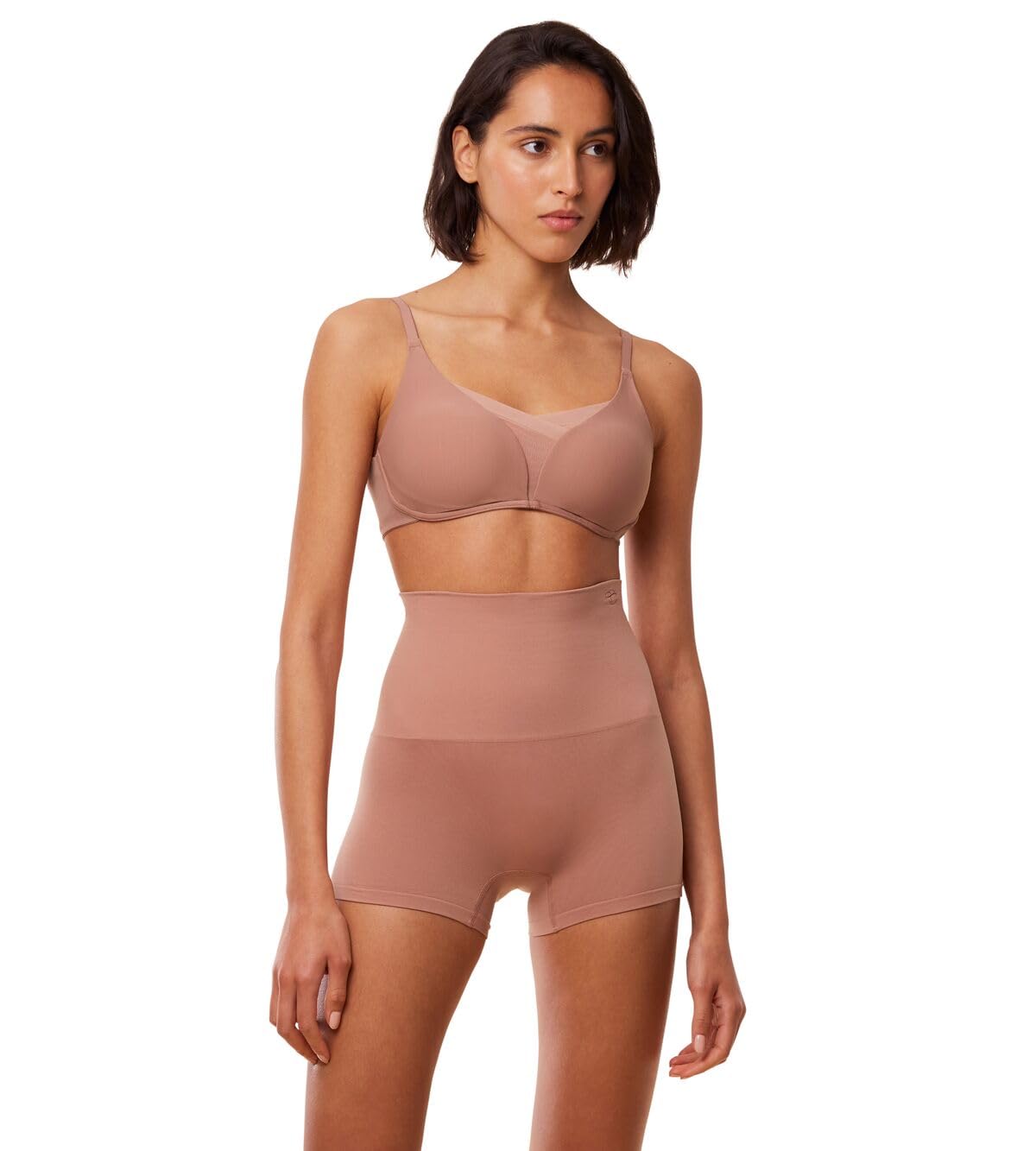 Triumph Women's Soft Sculpt Bandeau Short Underwear, Toasted Almond, 20