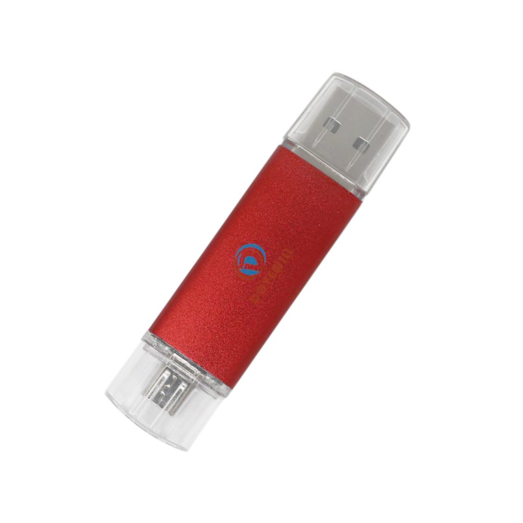 MJH DOVEWILL 2 in 1 OTG Micro USB 2.0 Flash Pen Drive Memory Stick for Android Phone PC Red 16GB