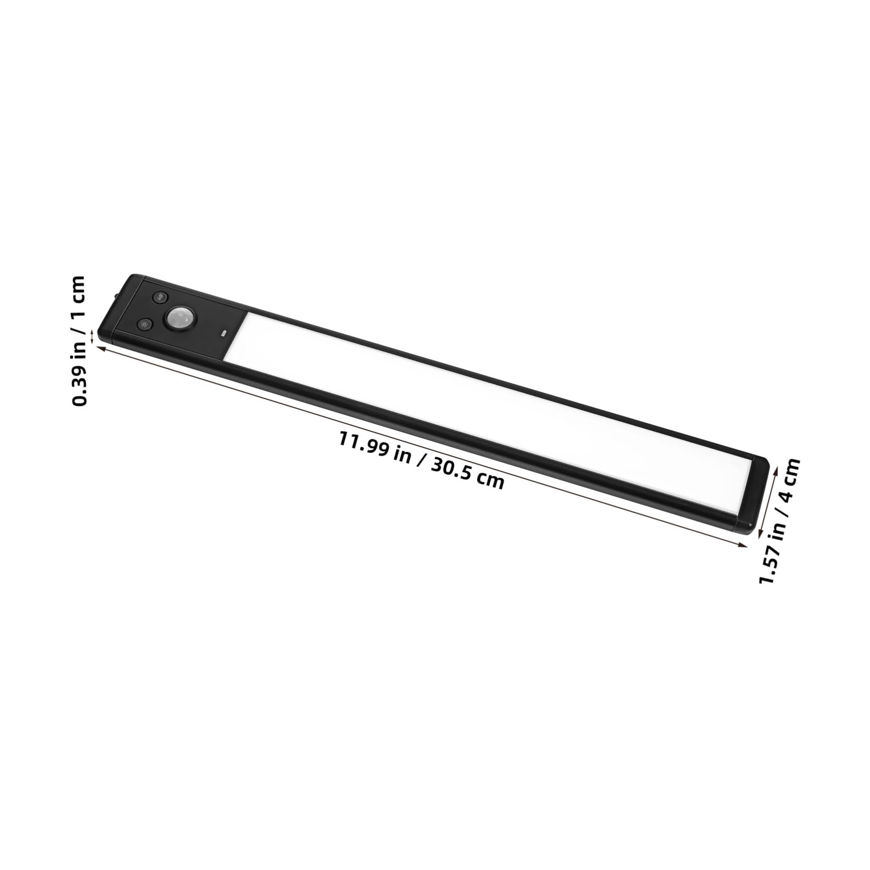 Yardenfun 4 Piezas Luces LED Bajo Armario con Sensor de Movimiento Automático Iluminación Nocturna para Cocina Recargables y Compactas Lámparas Inducción para Pasillo y Escaleras