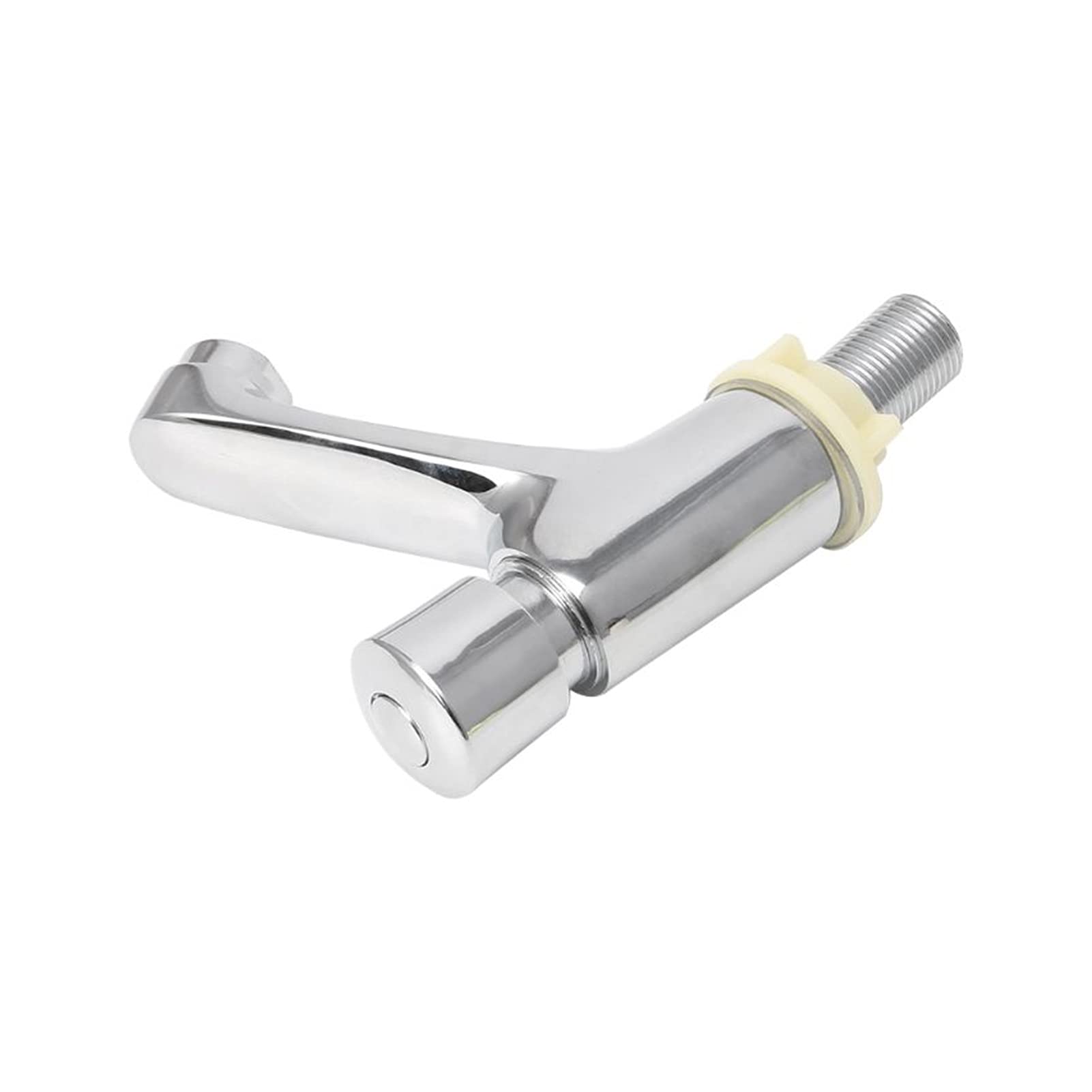 Grifo de Ahorro de Agua con Cierre automático, Grifo frío para Lavabo de baño, botón pulsador de retardo, válvula de Grifo de Agua