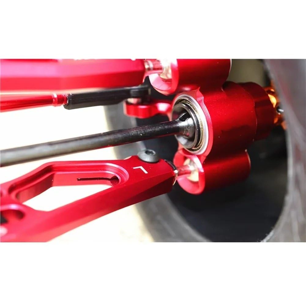 Eje Delantero Junta Universal CVD Eje Transmisión AR310459 AR310590 AR310591 Para ARRMA 1/8 Para KRATON Para NOTORIOUS Para EXB 6S Acero Endurecido Árbol De Transmisión(Front 2pcs)