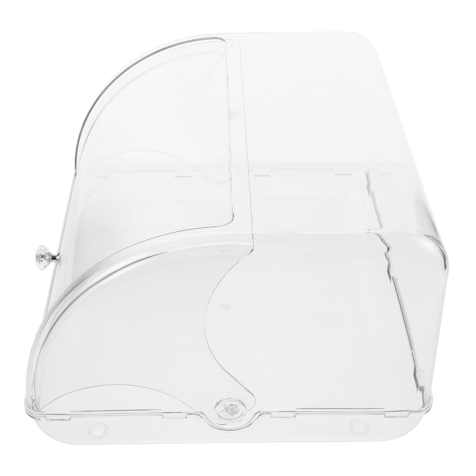 Caja de Pan para Almacenar Pan y Galletas en Encimera de Cocina Recipiente Duradero de Plástico Tapa Enrollable