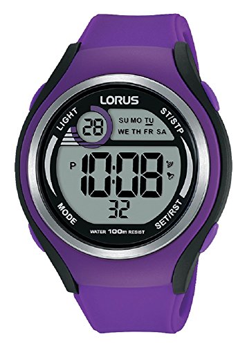 Preisvergleich Produktbild Lorus Damen Digital Quarz Uhr mit Silikon Armband R2385LX9