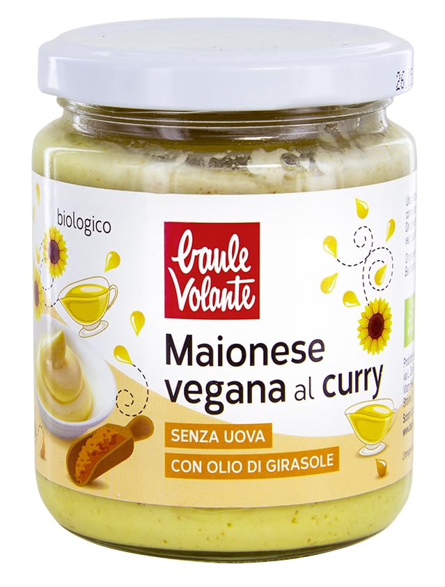 Maionese vegana senza uova al curry