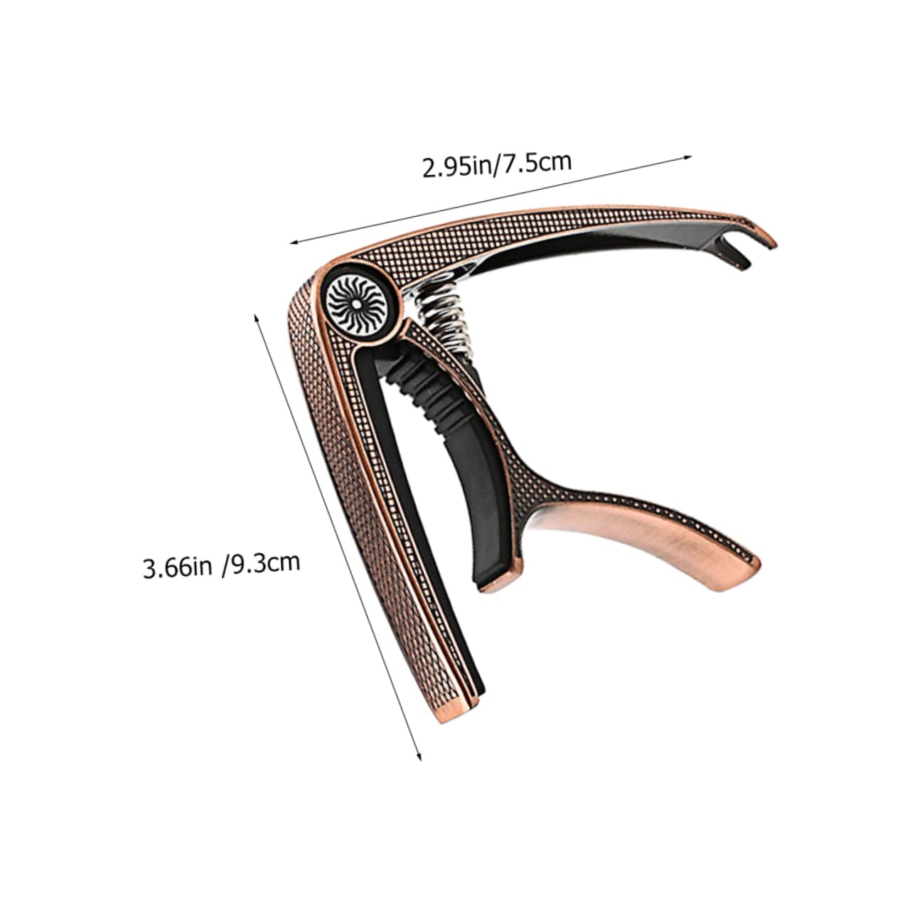 QUMIIRITY Tone Modified Clip Metal Capo for Electric Acoustic Guitars Guitar Tuning Accessory Clamp Part
