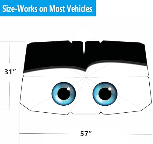 Miniatura 6 de Coricha Parasol para Parabrisas 2025 Accesorios para Automóvil 100% Opaco Parasoles para Ventana Delantera del Automóvil Sombrilla Visera Solar