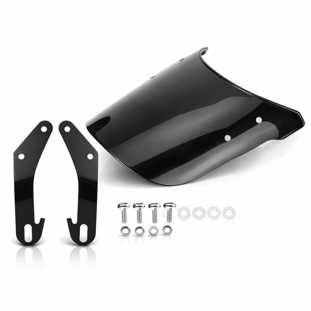 FTVOGUE Parabrezza per Moto, Deflettore Antivento per Parabrezza per Parabrezza Universale Sicuro per