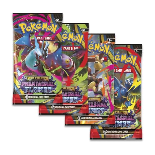 Pokémon TCG: Mega Evolution - Phantasmal Flames Booster Pack (10 Cards)