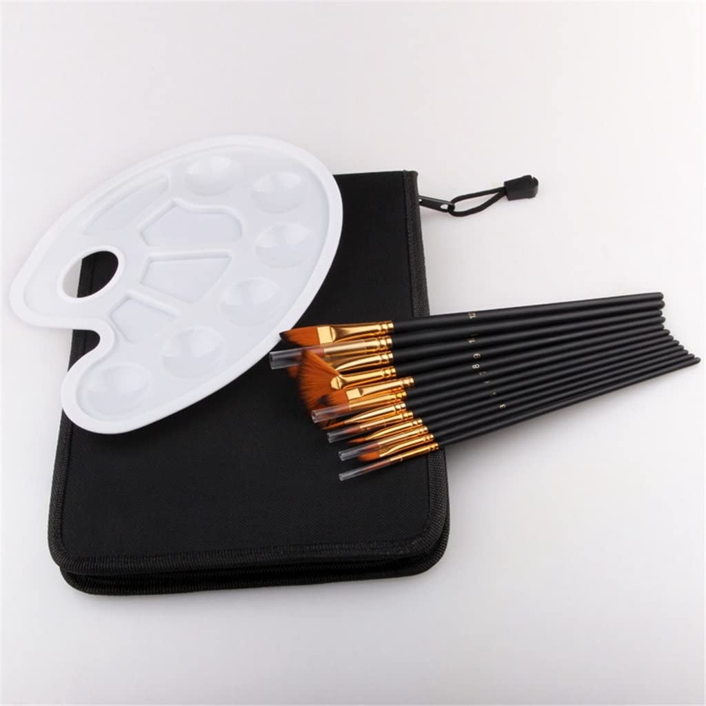Set di pennelli for pittura in nylon for pittura a olio for artisti, disegno, pennello for pittura ad acqua, forniture artistiche