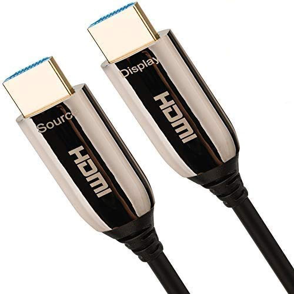 Cable HDMI de fibra óptica 8K, 10 m, cable HDMI de alta velocidad, 48 Gbps v2.1, compatible con 8K a 60Hz, 4K a 120Hz, 4320p, 4:4:4, HDR10+, HDCP2.2, 3D, eARC para Roku Box, cine en casa, PS4, PS3,