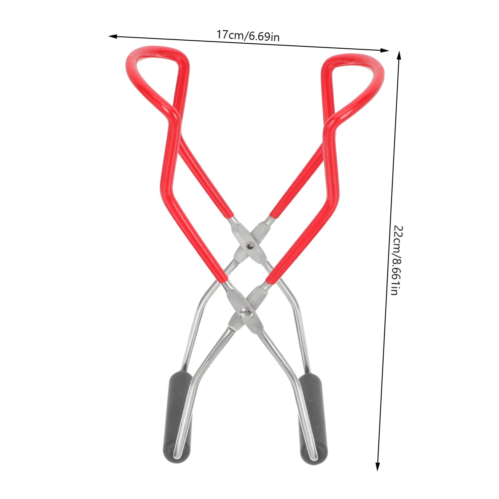 OUNONA Set Ustensiles Cuisine Professionnelle pour Mise en Conserve Pinces à Bocaux, Support à Couvercles, Acier Inoxydable et Silicone, pour Fabrication de Confiture