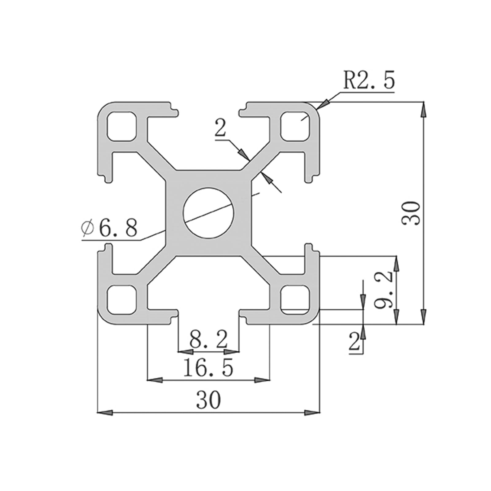 Coavoo 3030 Aluminum Extrusion 46.06 inch / 1170mm Length T Slot Gold 1Pcs, Extruded Aluminum 30mm x 30mm 30 Series T Type Profiles Anodized European Standard Linear Rail Frame 1 Pack