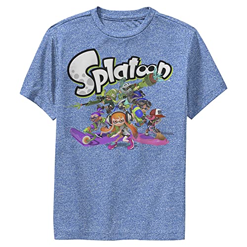 Nintendo Splat Toons Boys Short Sleeve Tee Shirt