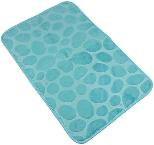 Miniatura 7 de Bathroom Rug with Anti-Slip Backing, Soft Coral Fleece and Memory Foam Absorbent Bath Mat for Home, 40x60cm