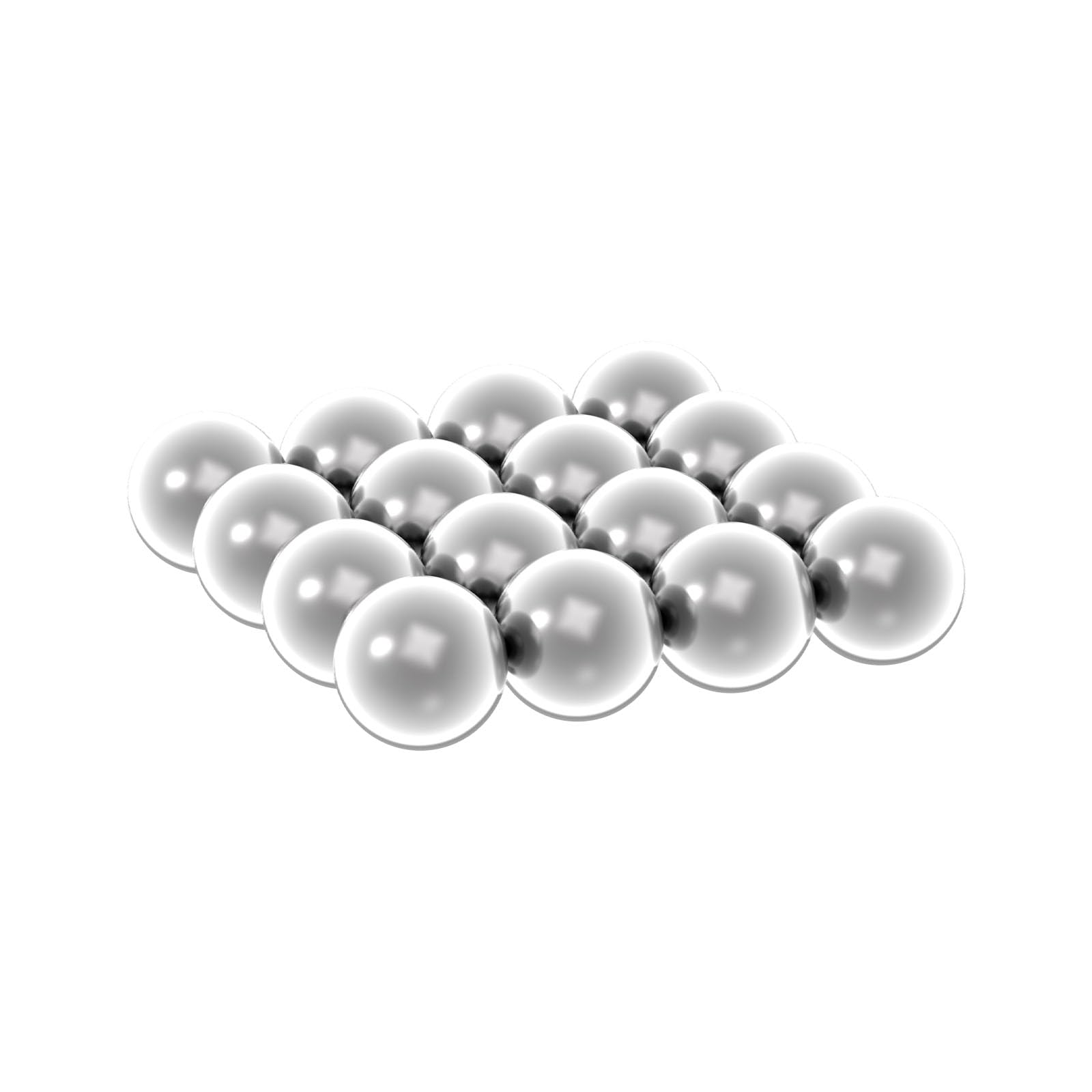Liftsun Neodymium Sphere Refrigerator Magnets N42 0.5" Diameter - 16 Pack, 1/2 Inch Round Rare Earth Magnets for Commercial, Educational, Research,