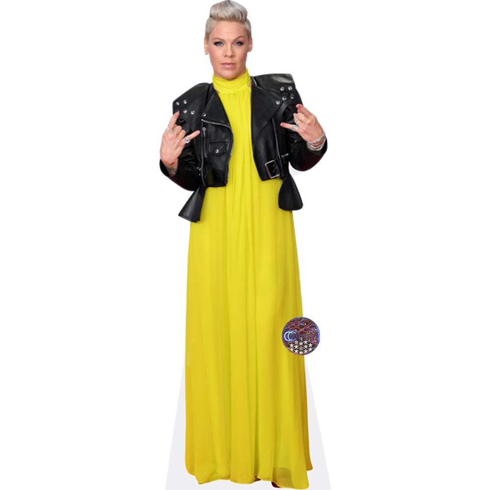 Pink (Yellow Dress) Mini Size Cutout