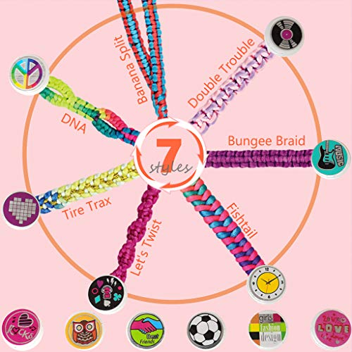 IQKidz Friendship Bracelet Maker Kit - Making Bracelets Craft Toys for Girls Age 8-12 yrs, Cool Birthday Gifts for 7, 9… - Image 4