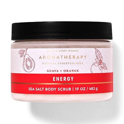 Bath and Body Works Aromaterapia Guayaba Orange Sea Salt Body Scrub 17 oz