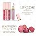 Disney Belle Maison Cosmetic Makeup Set, Makeup Essential Collection, Princess Belle Beauty and the Beast - Includes 3pc Lip Balm, 4pc Lip Gloss