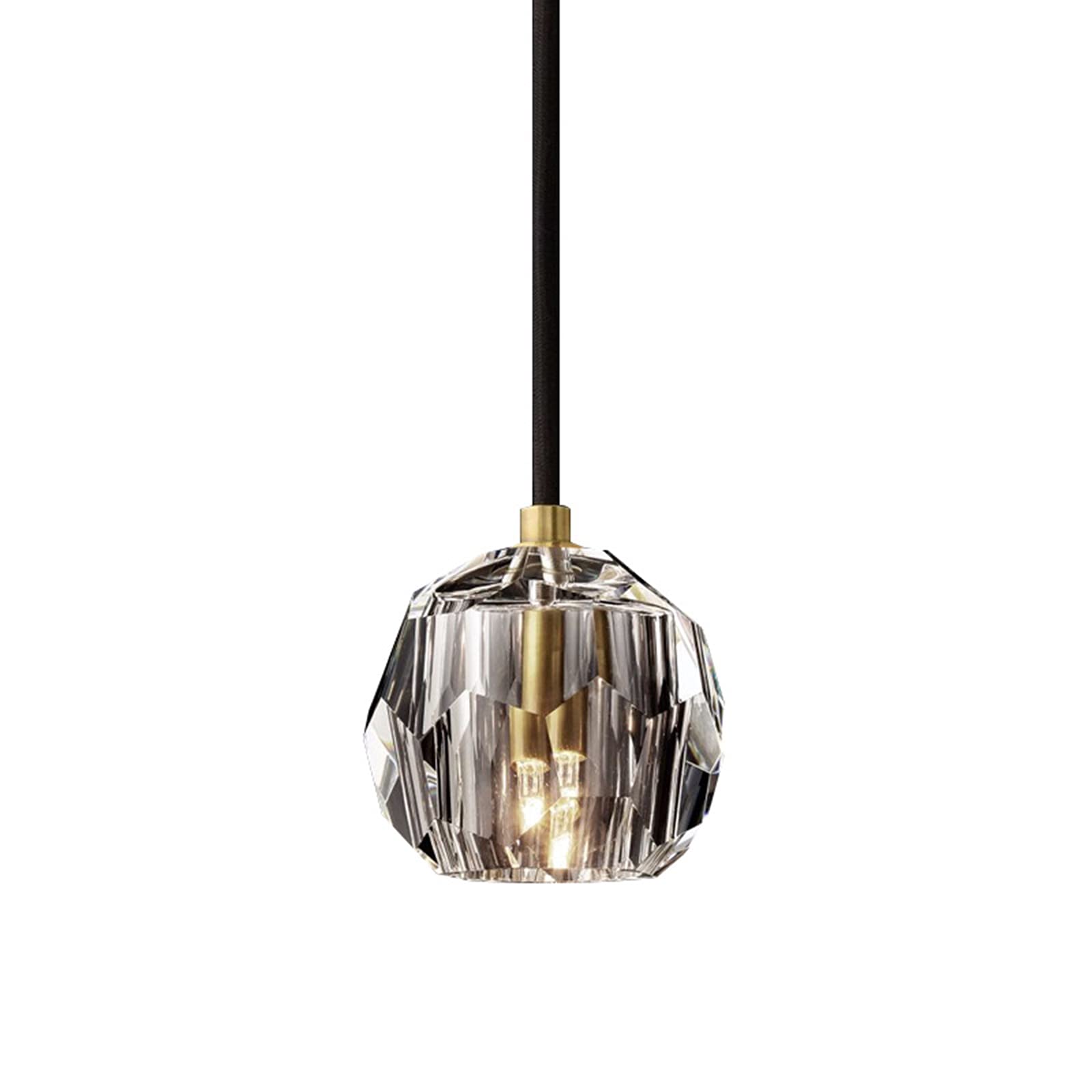 Lampada a Sospensione,Lampadari LED Lampadario semplice e moderno in ferro battuto Lampadario a testa singola Nordic Creativo Lusso Scala per la casa Studio Comodino Latte Negozio di tè Caff