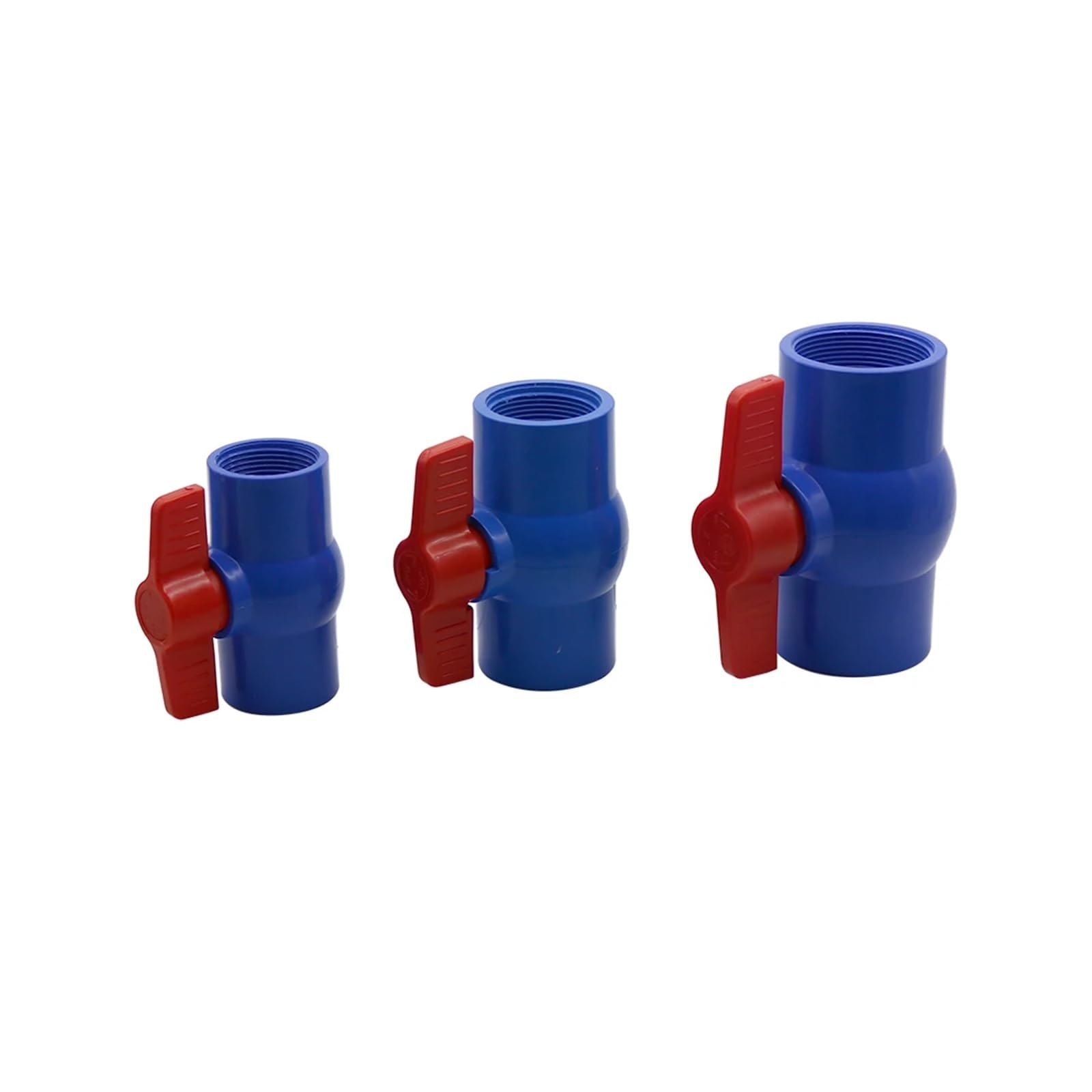 1 Szt. PVC Niebieski Gwint Żeński Zawór Kulowy 1.25 "1.5" 2 "rozmiar Nawadnianie Ogrodu Przełącznik Zatrzymujący Wodę Adapter Fajki Wodnej(2 inch)