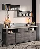 Sideboard 3-teilig Maxim 7, Dekor: Eiche grau