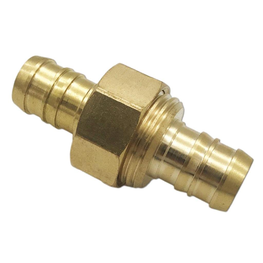 Heavy Duty Garden Hose Connectors 5/8 Inch Brass Male Female Adapter Fittings Repair Tools - Brass Construction - Easy To Insert 5/8" Hose - Suitable For Garden Hose Repair -