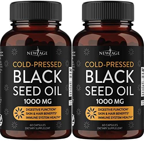 Black Seed Oil Softgel Capsules - Premium Cold-Pressed Nigella Sativa Producing Pure Black Cumin Seed Oil - Non-GMO & Vegetarian (120 Softgels)
